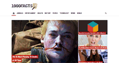 Desktop Screenshot of 1000facts.com